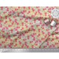 thumbnail image 2 of Soimoi Pink Rayon Fabric Floral Print Sewing Fabric BTY 56 Inch Wide, 2 of 3