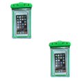 thumbnail image 4 of Transemion Waterproof Underwater Case Cover Bag Dry Pouch for Mobile Phone green 2Set, 4 of 6