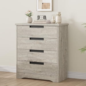 4 Dressing pour chambre, coffre gris avec poignées embedées Design, dressing en bois Organisateur pour salon, crèche, hall et entrée