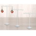thumbnail image 3 of ziyahi 3x Iron T Bar Earring Necklace Jewelry Display Stand Rack White-Balance, 3 of 9