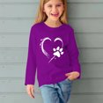 thumbnail image 4 of Birdeem Chemises à Manches Longues pour Filles Chemises à Manches Longues Imprimés Mignons Col Rond Hauts Blouses Décontractées Habillées Vêtements Chemises à Manches Longues pour Filles, 4 of 4