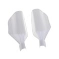 thumbnail image 3 of DYNWAVECA 2x Motorcycle Hand Guards Windshield Handguards for Ybr125 DT125 White, 3 of 10