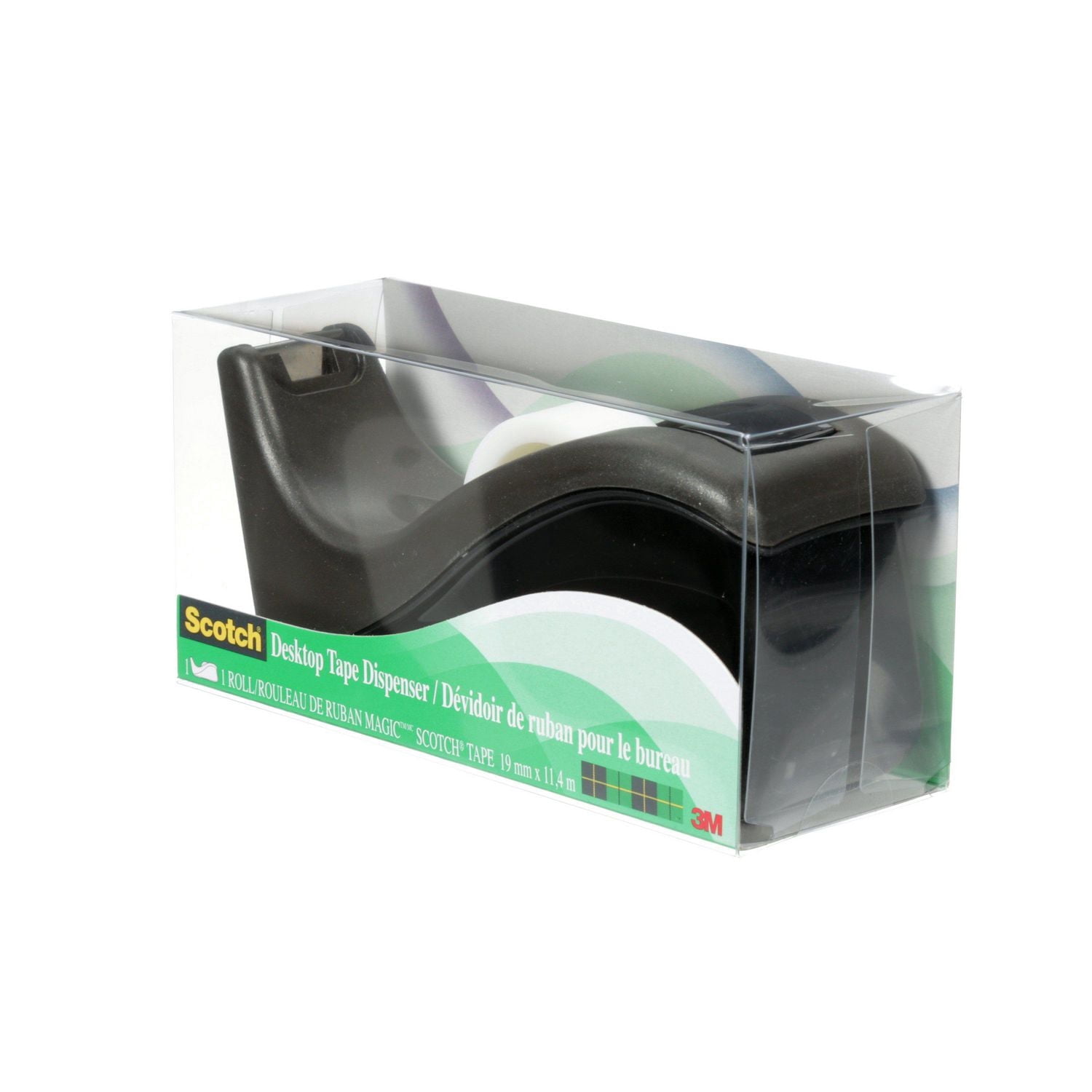 Dévidoir de ruban pour dessus de bureau Scotch® C60, avec Ruban Magic(MC) Scotch®