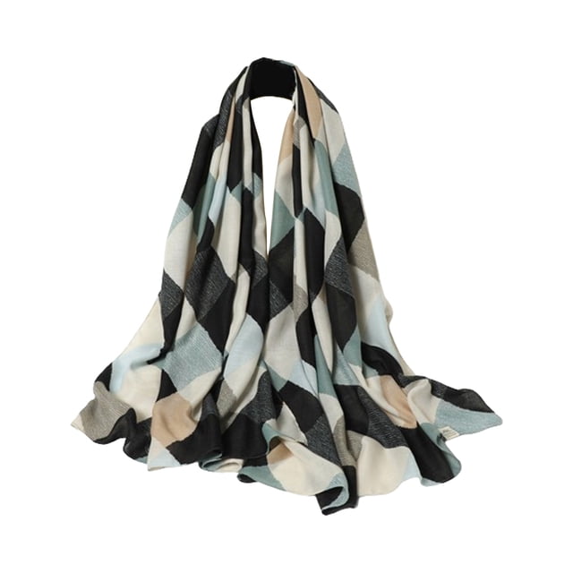 Transemion Statement With Lady Beach Stole Head Scarves Embrace Inner Diva Lightweight Blue