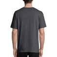 thumbnail image 2 of Hanes T-Shirts à Col Ras du Cou ComfortSoft pour Hommes, Lot de 4, TG, Charbon Chiné, 2 of 3