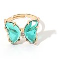 thumbnail image 1 of Butterfly Knuckle Ring Fashion Simple Acrylic Joint Ring Finger Ring for Women, 1 of 10