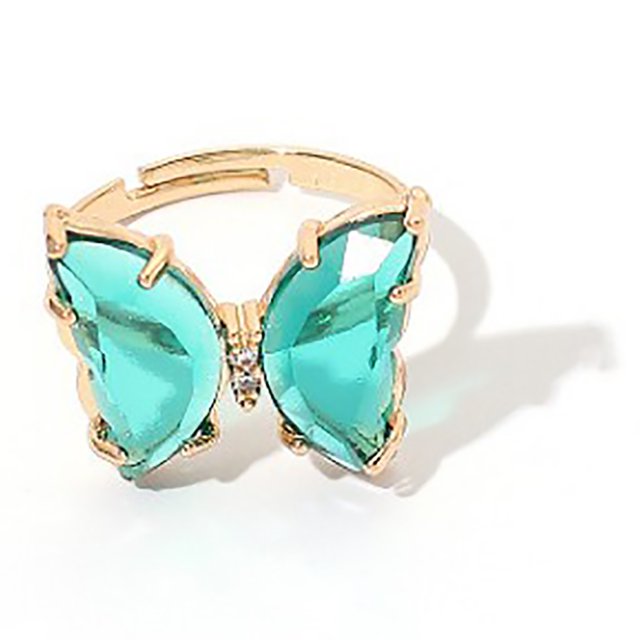 Butterfly Knuckle Ring Fashion Simple Acrylic Joint Ring Finger Ring for Women