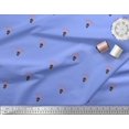 thumbnail image 3 of Soimoi Blue polyester Crepe Fabric Arrow & Skull Print Fabric by Yard 52 Inch Wide, 3 of 5