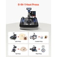 thumbnail image 2 of VEVOR Heat Press Machine Sublimation Machine 15 x 15 inch 8 In 1 Blue Heat Press Set, 2 of 9