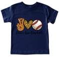 thumbnail image 1 of WEAIXIMIUNG T-Shirts Garçons 6 Ans Paix Baseball T-Shirt pour Enfants Col Rond T-Shirt à Manches Courtes 3 à 14 Ans Enfants, 1 of 3