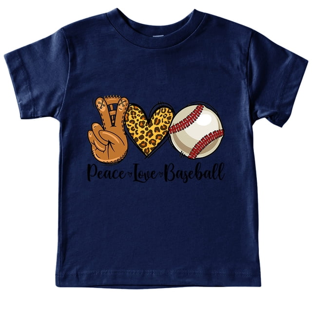 WEAIXIMIUNG T-Shirts Garçons 6 Ans Paix Baseball T-Shirt pour Enfants Col Rond T-Shirt à Manches Courtes 3 à 14 Ans Enfants