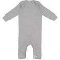 thumbnail image 2 of Infant Long Legged Baby Rib Bodysuit, 24M, Heather, 2 of 6