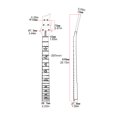thumbnail image 3 of Ruiboury 22 Frets Electric Guitar Neck Wood Portable Fingerboard DIY Crafting Tools Musical Guitars Professional Attachment Type 2, 3 of 9