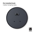 thumbnail image 2 of Umbra Hub Decorative  Round Wall Mirror,Black, 2 of 6