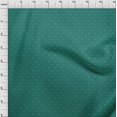 thumbnail image 4 of oneOone Silk Tabby Teal Green Fabric Car Craft Projects Decor Fabric Printed By The Yard 42 Inch Wide, 4 of 4