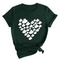 thumbnail image 2 of RKSTN Hauts pour Femmes 2024 Été Décontracté Ample Grande Taille Imprimé Graphique Lapin de Pâques Blouse Mode Col Rond Manches Courtes T-shirt, 2 of 4