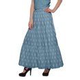 thumbnail image 4 of Moomaya Jupe Évasée avec Taille à Nouer Jupe Longue Imprimée Grande Taille Tenue d'Été, 4 of 6