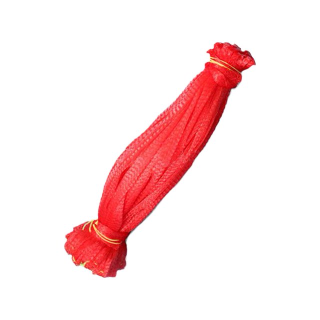 100PCS Nylon Mesh Net Bag For Fruit Vegetable Storage Buckles with Plastic J9L3