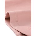 thumbnail image 5 of INSPIRE CHIC Cardigan Boléro Court Élégant Uni à Ourlet Arrondi à Manches Longues pour Femme Rose TG, 5 of 5