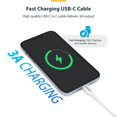 thumbnail image 3 of STARTECH 6FT (1.8M) WHITE USB-C CHARGING CABLE, USB C CABLE, USB 2.0 TYPE-C LAPT, 3 of 6