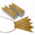 thumbnail image 3 of Inkdotpot Pack Of 100 Made With Love Text Favor Paper Tags Craft Real Silver Foil Hang Tags, 3 of 6