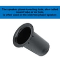 thumbnail image 4 of Tube d'Inversion pour Haut-Parleur Subwoofer Noir Durable, Évent de Haut-Parleur, pour Haut-Parleur de 6-10 Pouces, 4 of 8