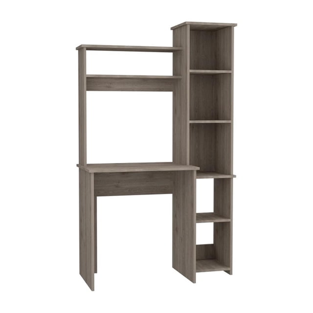TUHOME Versalles Desk Engineered Wood Desks in Gray