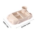 thumbnail image 2 of Fiber Car Food Tray Division Cute Split Design Set Bowl Tableware, 2 of 5