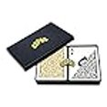thumbnail image 3 of Copag 1546 Design 100% Plastic Playing Cards, Poker Size (Standard) Black/Gold (Regular Index, 1 Set), 3 of 3