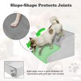 thumbnail image 4 of HIDOG Dog Stairs and Ramp, 2-Step Dog Steps for High Beds and Couch, Pet Steps for Small Dogs with Removable Washable Cover, Non-Slip Soft Foam, 4 of 7