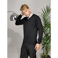 thumbnail image 2 of Premier Chandail Tricoté à Col en V pour Hommes, 2 of 3