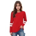thumbnail image 3 of RXIRUCGD 2025 Vêtements d'Été pour Enfants T-shirt à Rayures Mode Mignon Col Rond Manches Longues, 3 of 6