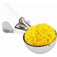 thumbnail image 1 of Met Lux Ounce Portion Scoop Durable Disher Scoop - Thumb Trigger Orange Stainless Steel Ice Cream Disher for Portion Control for Ice Cream Mashed Potato and Cookie Batter, 1 of 4