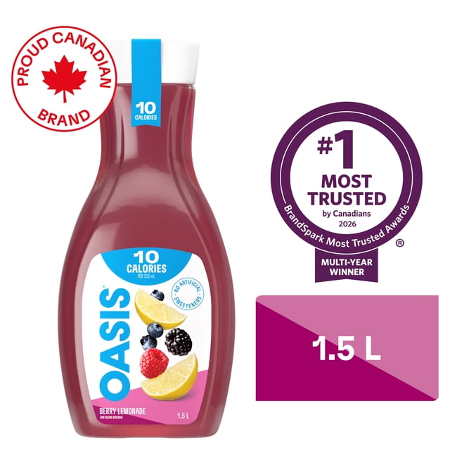 Berry Lemonade 10 calories beverage 1.5 L