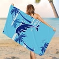 thumbnail image 4 of XZNGL Microfiber Beach Towel Super Lightweight Colorful Bath Towel Sandproof Beach Blanket Multi-Purpose Towel For Travel Swimming Pool, 4 of 9