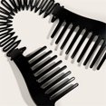 thumbnail image 3 of Nvzi New Banana Hair Clips– 3Pcs Banana Clips Hair for Thick Hair, Interlocking Banana Comb Stretch Flexible Hair Combs Clips Flexible Ponytail (3Pcs White), 3 of 5