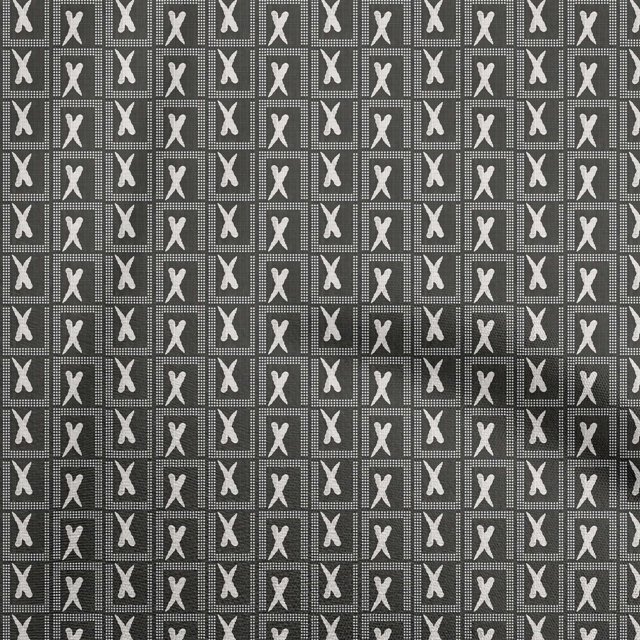 oneOone Velvet Black Fabric Abstract Texture Sewing Material Print Fabric By The Yard 58 Inch Wide