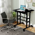 thumbnail image 2 of Costway Bureau Debout Mobile Roulant Chariot pour Ordinateur Portable Réglable Bureau à Domicile Noir, 2 of 10