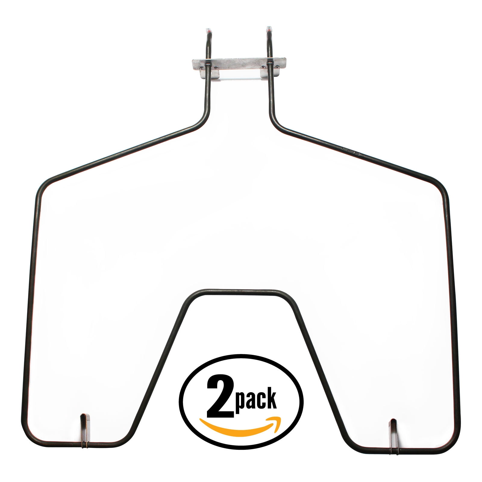 2-Pack Compatible General Electric JBP23DN1BB Bake Element - Compatible General Electric WB44T10010 Oven Heating Element