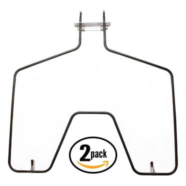2-Pack Compatible General Electric JBP23DN1BB Bake Element - Compatible General Electric WB44T10010 Oven Heating Element