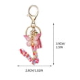 thumbnail image 2 of TopLLC New English Letter Keychain Hanger Car Keychain Bag Accessories Suspension components, 2 of 2