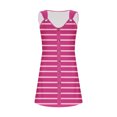 thumbnail image 5 of Ovzne Robes pour Femmes 2025 Robe de Plage Printemps et Été Vacances Bouton Col en V Robe à Bretelles Robe de Printemps Liquidation, 5 of 5