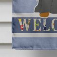 thumbnail image 4 of Carolines Treasures BB5674CHF Cocker Spaniel Black Tan Welcome Flag Canvas House Size, 4 of 4