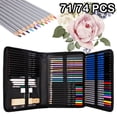 thumbnail image 3 of 71PCS/set Professional Drawing Kit Sketch Pencils Set Art Sketching Painting Supplies with Carrying Bag, 3 of 13