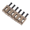 thumbnail image 3 of 6 Pcs Selle de Rouleau pour Guitare Électrique, Selles de Rouleau de Pont Tremolo Réglables Ponts du Système Tremolo Pièces de Rechange Bronze, 3 of 8