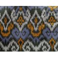 thumbnail image 4 of oneOone Georgette Viscose Fabric Diamond & Swirl Ikat Decor Fabric Printed BTY 42 Inch Wide, 4 of 4