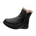 thumbnail image 1 of Bottes d'Hiver pour la Neige Doublées Chaudes Courtes de Travail Randonneur Randonnée Sentier Bottes Mode pour Randonnée Randonneur Hiver 37 Noir, 1 of 9