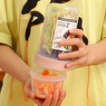 thumbnail image 4 of MesaSe Portable Food Storage Container Double Layer Design Food Grade Material for Salad Lunch Snacks Picnic Trip, 4 of 6