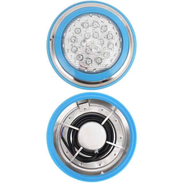 Underwater Wall Light, High Hardness IP68 Waterproof PC Mirror Swimming Pool Light High Transparency for Swimming Pool for Aquarium for Hotel