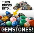 thumbnail image 1 of National Geographic Ensemble de Gobelet Rock Passe-Temps - Polisseuse de Roches pour Enfants et Adultes, Baril Durable à Réduction de Bruit, Roches, Gravillon et Nouvelle Mousse Gemme pour une Finition Brillante, Jouets Cool, Excellent Ensemble de Passe-Temps STEM, 1 of 5